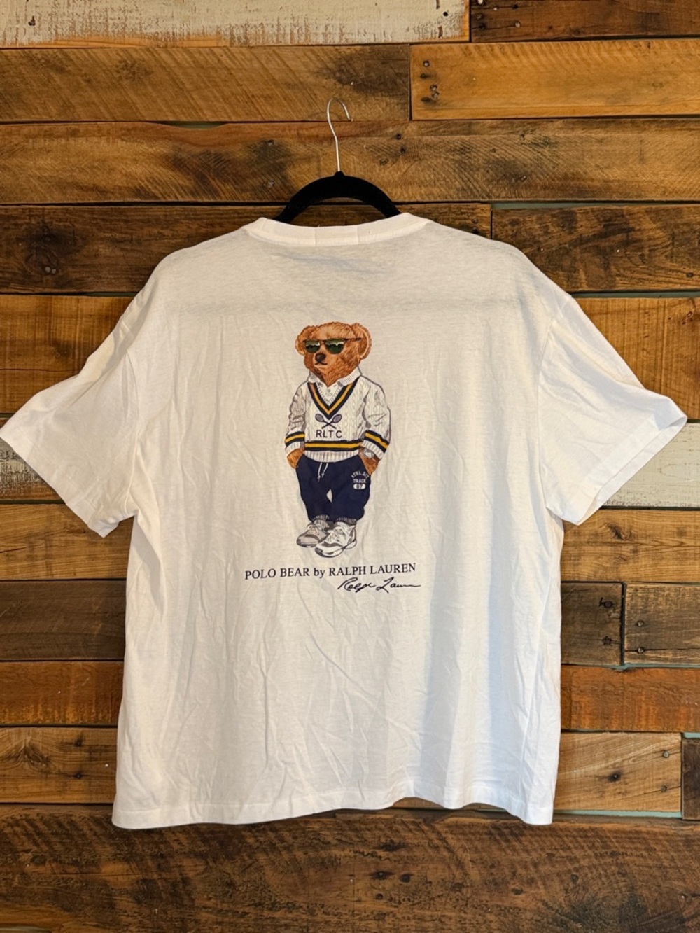 NWT Polo Ralph Lauren Heritage Bear back Print T-Shirt - Picture 4 of 6
